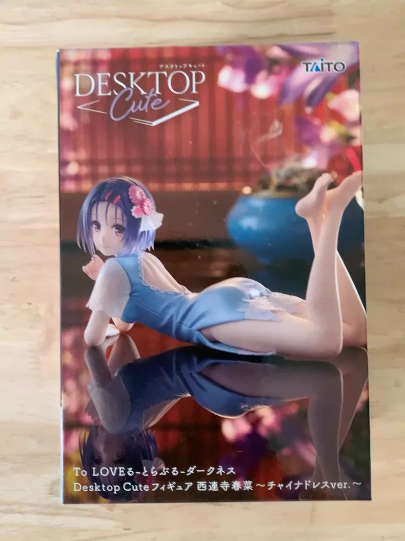 Фото Оригинальная фигурка To Love-Ru Haruna Desktop Cute Xilian Temple Spring Cuisine Cheongsam Ver. Фигурка-декор для рабочего стола для взрослых №3