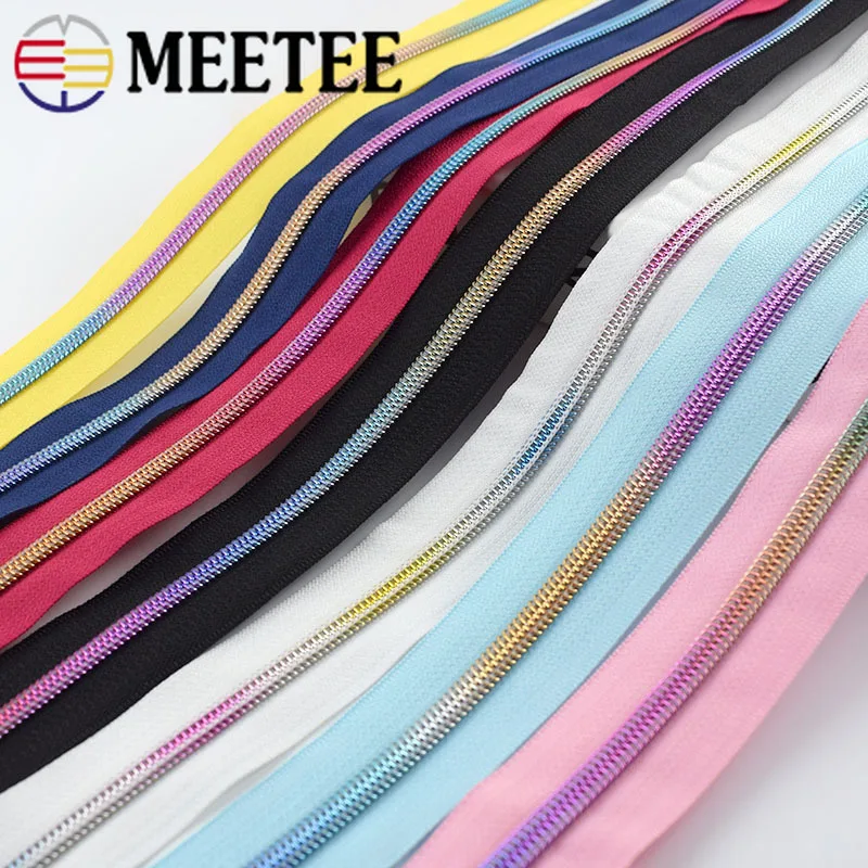 Нейлоновые молнии Meetee 4/8 метров 5 # | Дом и сад