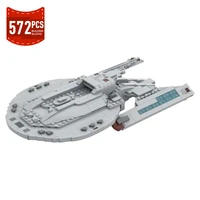 moc star treksed uss titaned ncc 80102 spaceship building blocks assembly airship military battle educational boys kid toy gifts