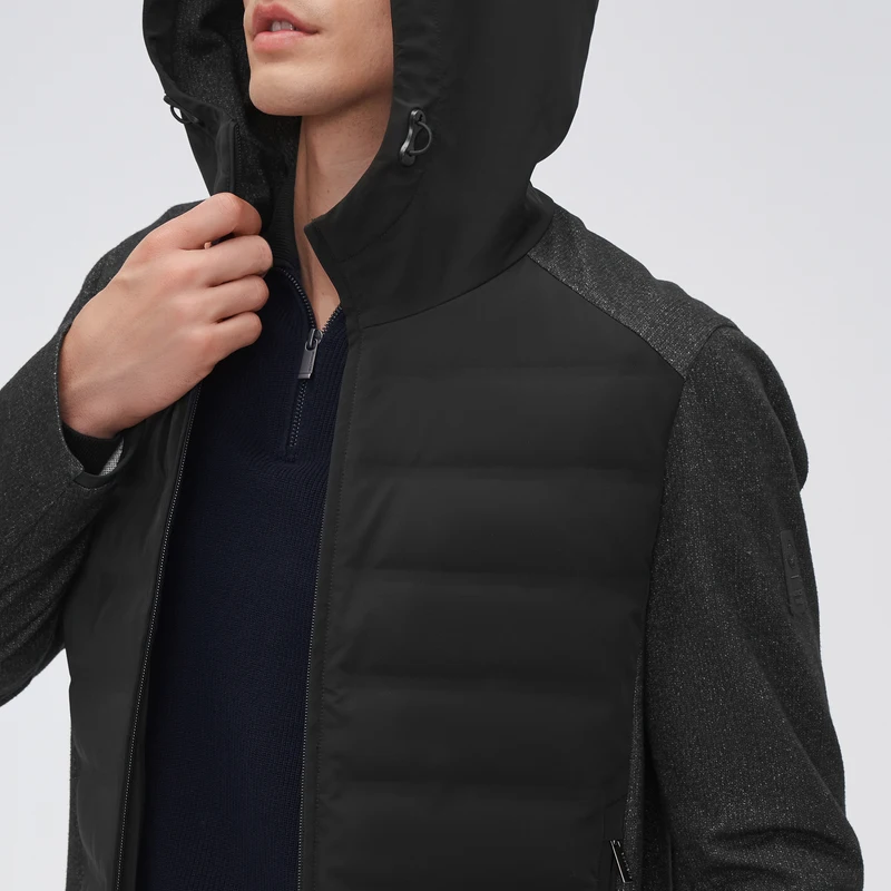 BOSIDENG зимняя пуховая куртка для мужчин 90% гусиный пух с капюшоном теплая умная