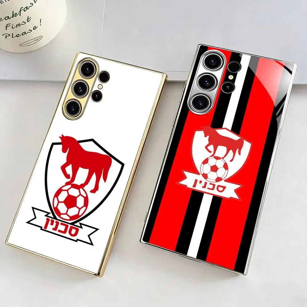 Фото Чехол для телефона Fashion Club Bnei Sakhnin для Samsung S26 S25 S24 S23 S22 S21 Plus Ultra FE Edge с гальванизированным стеклом №2