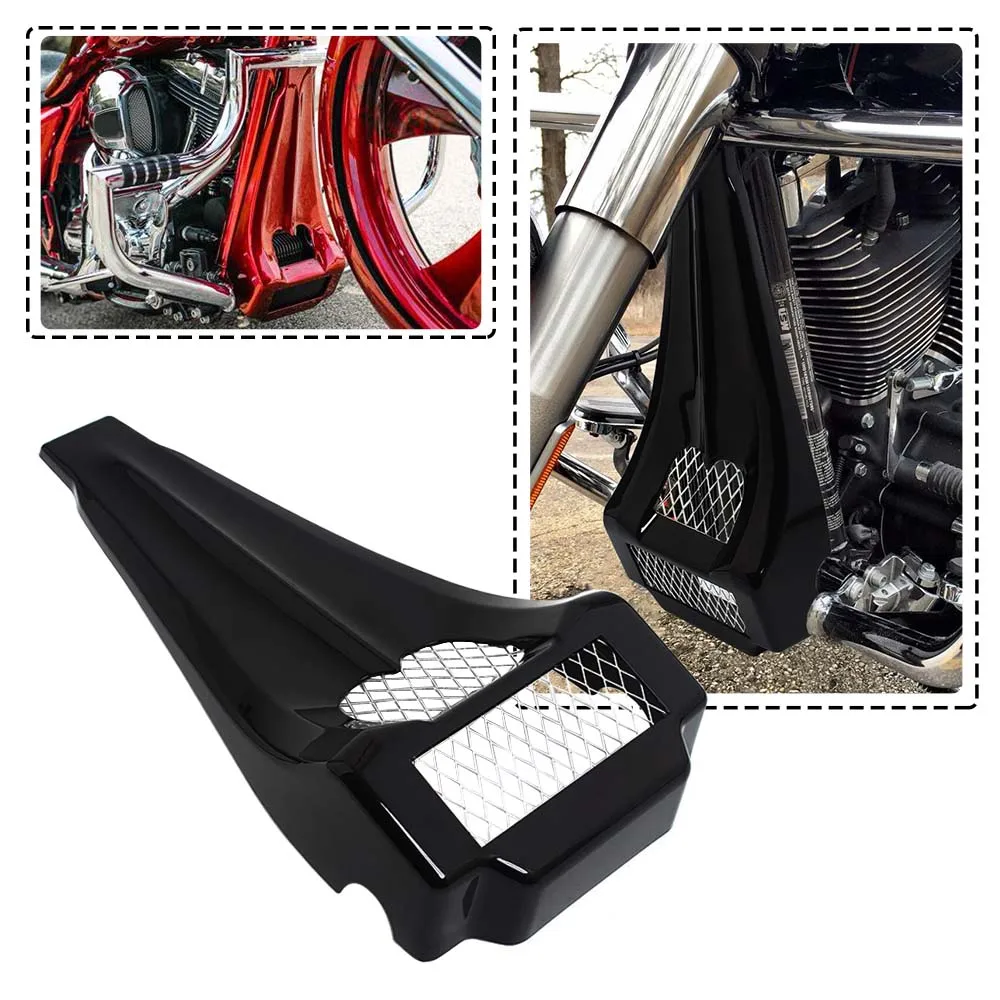 Новинка чехол переднего нижнего радиатора мотоцикла обтекатель подбородка