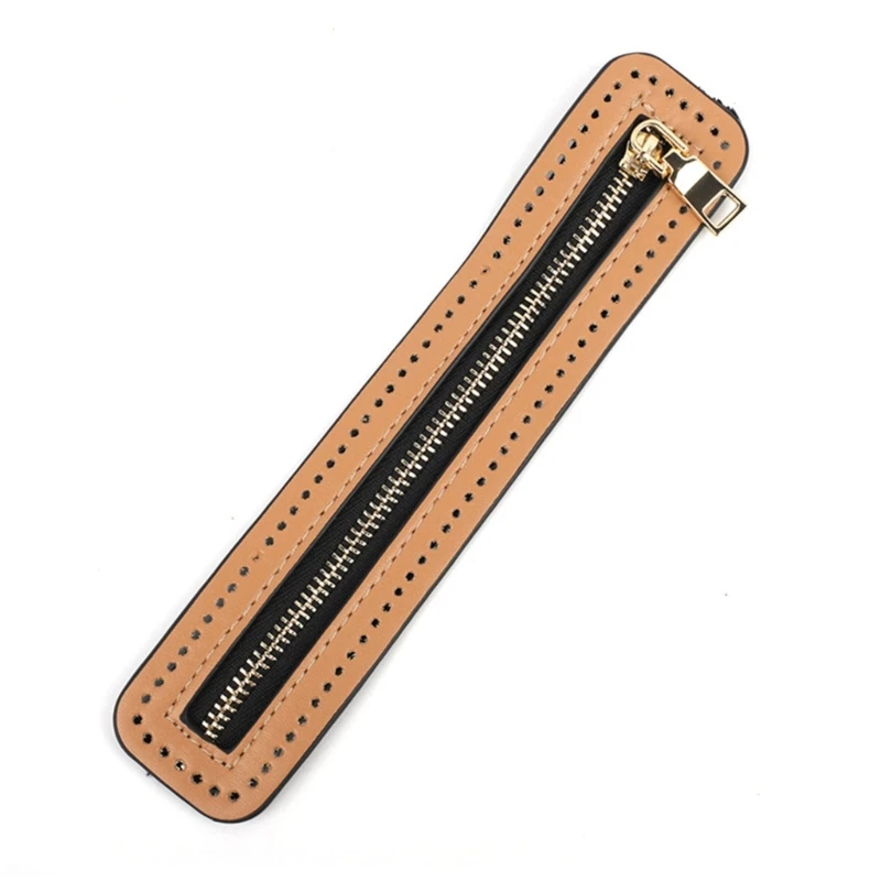 

Сумка на плечо из искусственной кожи, крючком, застежка-молния с отверстиями, аксессуар «сделай сам» для женской сумочки