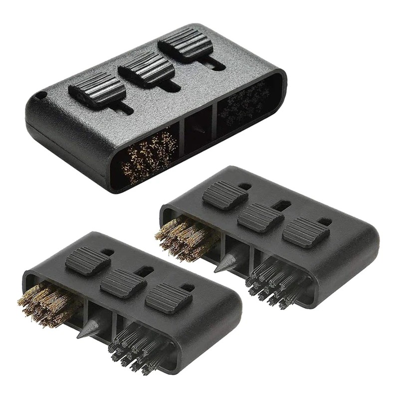 

3 шт., щётки для очистки паз в гольф-клубе