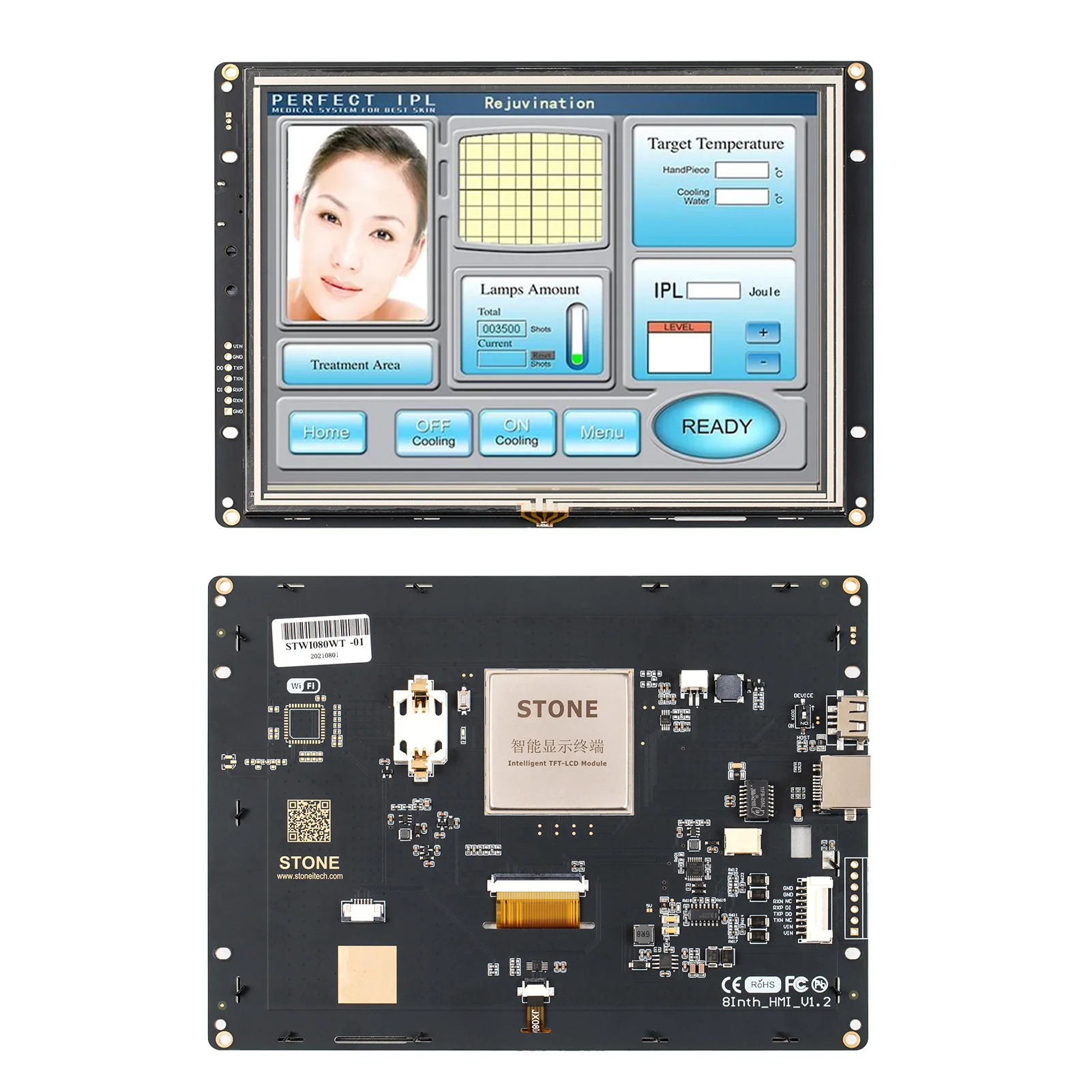 STONE 8.0" Instructive Codes Display Module In a Normal Iindustrial Standard Brightness with 3 Year Warranty | Электронные