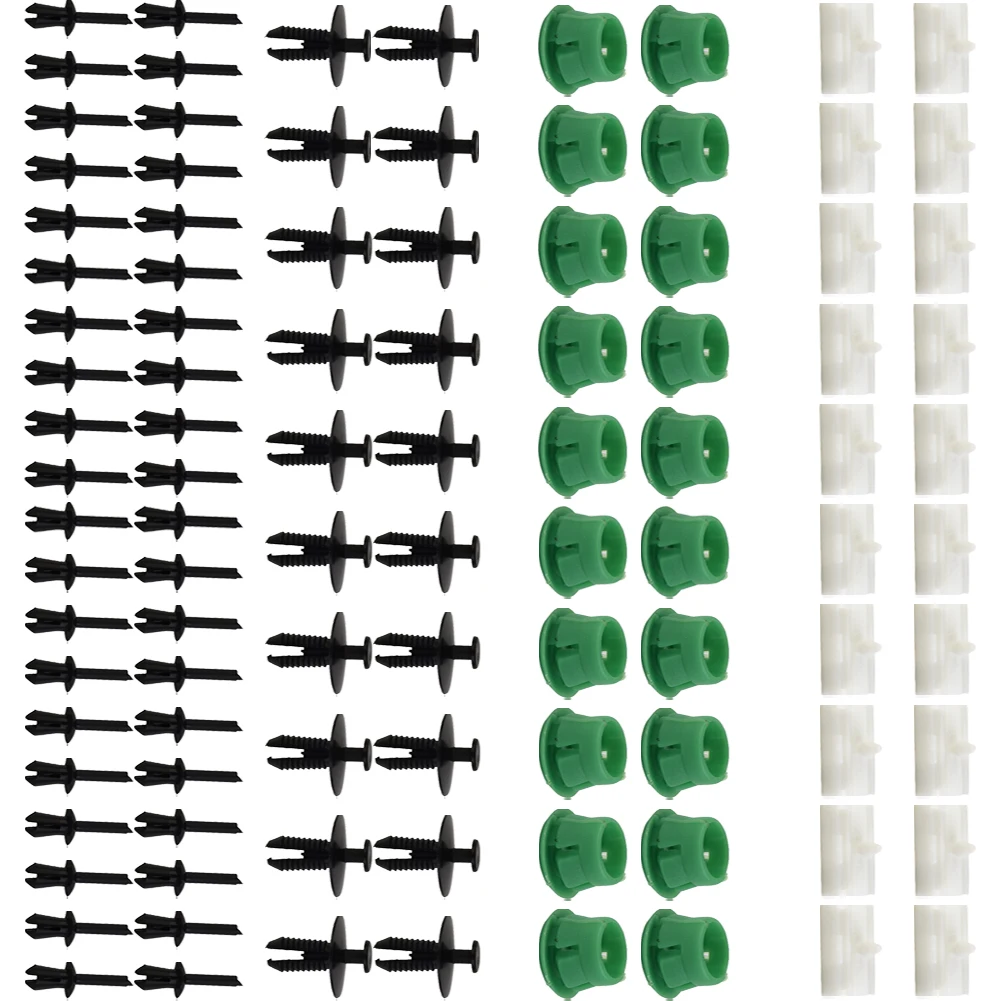 

80PCS For BMW E36 316i 318i M3 Side Sill Plate Fixing Skirt Clips Rocker Forming Moulding Clip Car Accessories