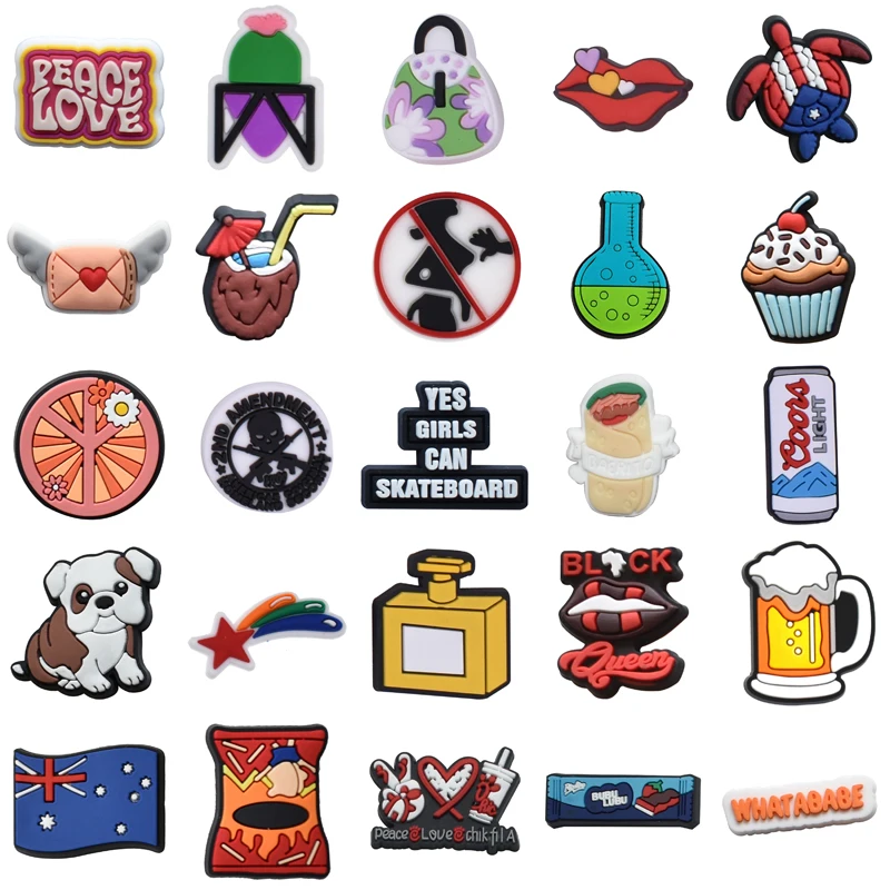 

Shoe Charms Girl Set Jeans Shoes Accessories Packs Para Pins Women Charm Wholesale Bulk Gifts Decorations for Crocs Boy Men Kids