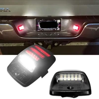 2pcs led car license plate lights lamp assembly replacement for toyota tacoma 2005 2015 tundra 2000 2013 auto parts accessories