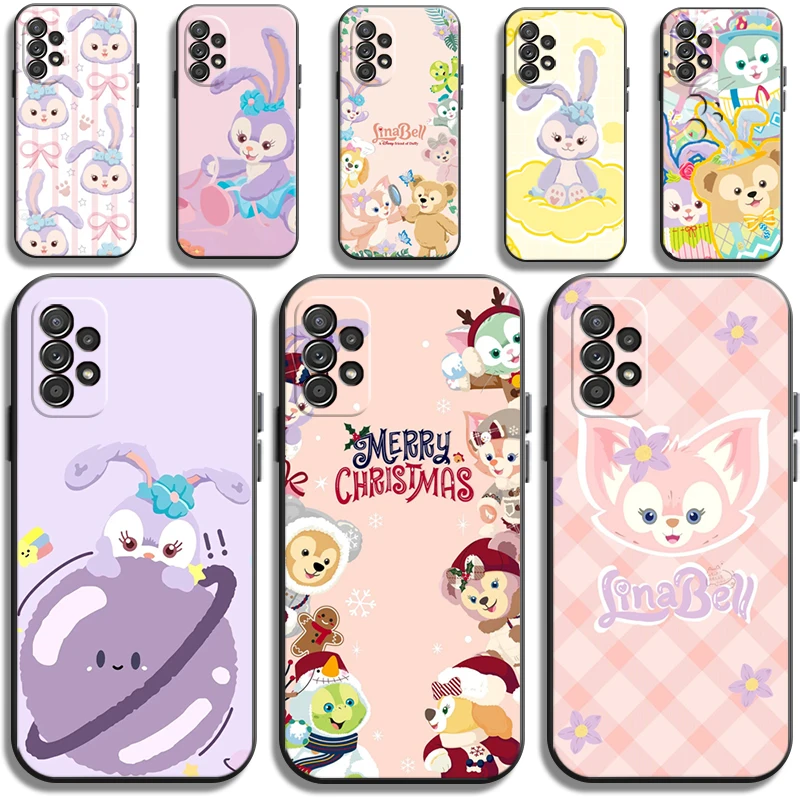 

Disney StellaLou Phone Cases For Samsung Galaxy M11 12 S8 S9 S10 S20 S20FE S21 S21Plus S21 UItra Coque Soft TPU Back Cover