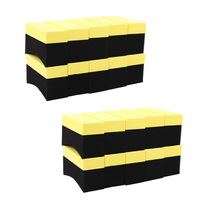 

20Pcs U-Shape Auto Tyre Car Tire Wheels Truck Brush Paint Care Wash Cleaning Wax Polishing Sponge Washer Wipe