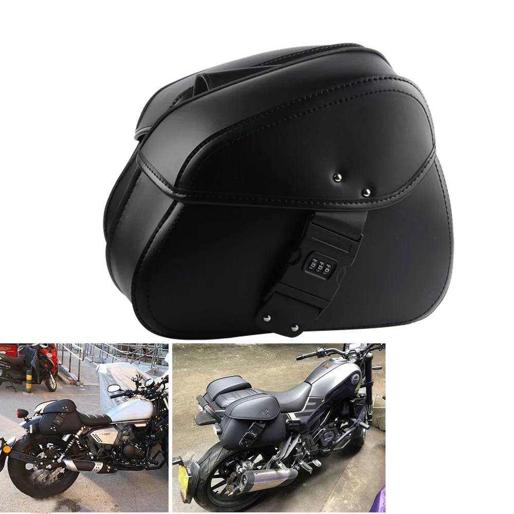 Для Harley Davidson Sportster XL 883 Iron 1200 Custom XL1200C кожаная сумка-седло для мотоцикла сумка
