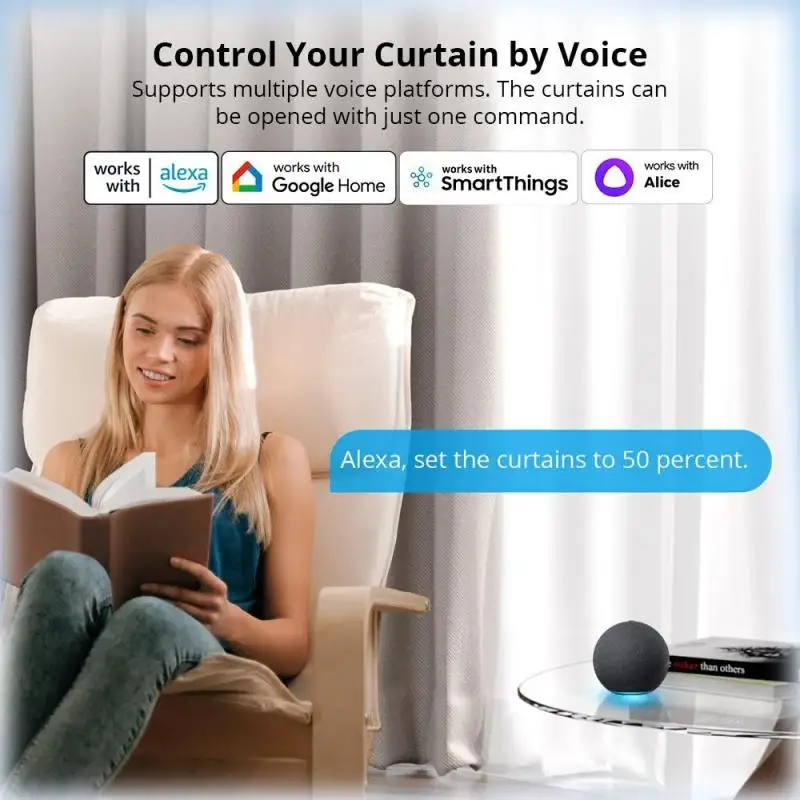 Умный двигатель для штор SONOFF Zigbee 5 В/1 А бесступенчатый с дистанционным