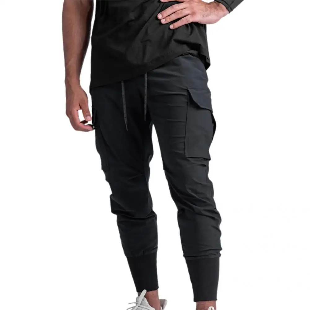 

Young Style Fabulous Casual Spring Trousers Drawstring Autumn Sweatpants Sweat Absorption for Work