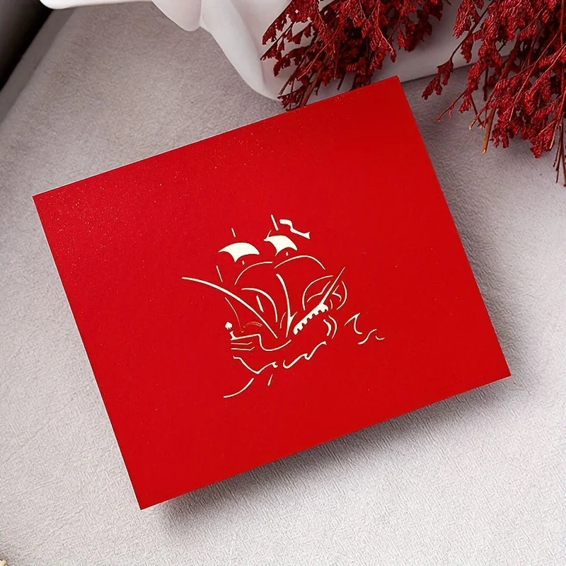 3D всплывающая поздравительная открытка для приглашения на вечеринку день