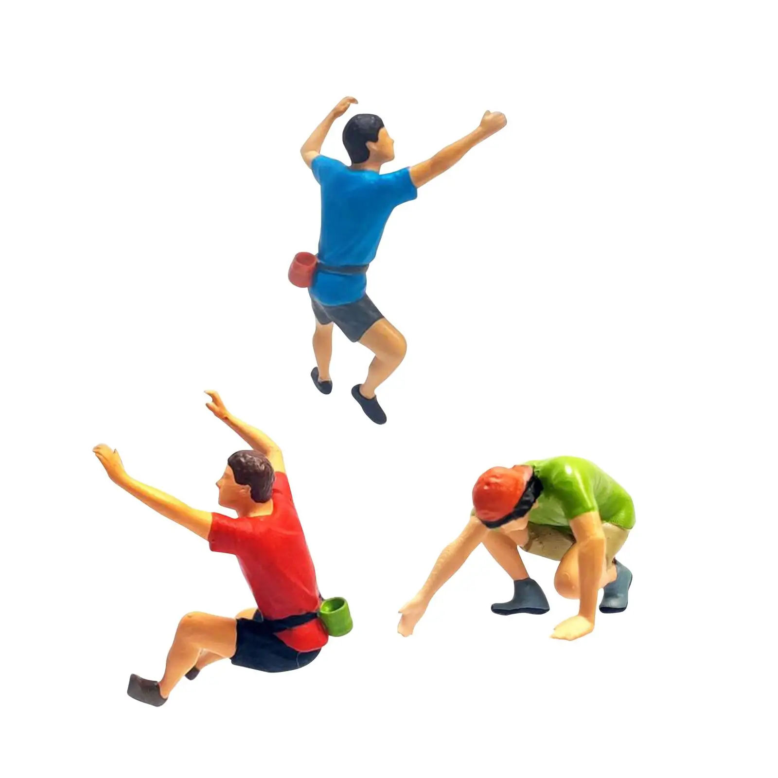 

1:87 Diorama Street Character Figure Character Figure Realistic Tiny People Model for DIY Scene Diorama Dollhouse Decoration