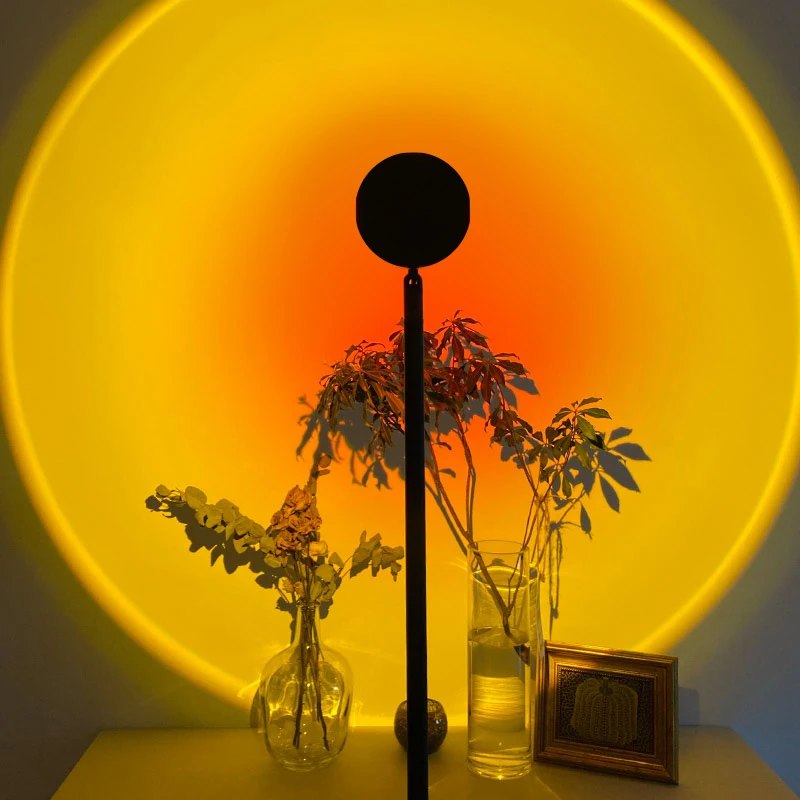 

Rgb Sunset Lamp 16 Colors Remote App Bluetooth Control Atmosphere Projection Led Atmosphere Lights For Home Wedding Decoration