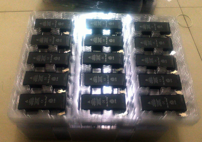 10pcslot 0 cycle oem mobile phone battery pack for iphone 4 4s 5 5s 5c se 6 6s 7 8 plus x xr xs 11 12 13 pro se2 max bateria free global shipping
