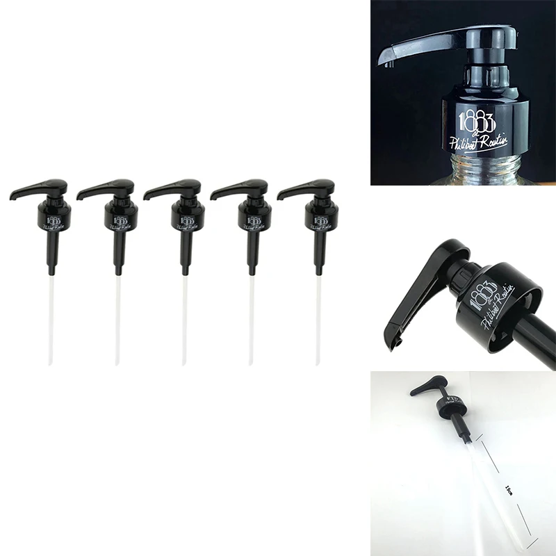 

5 Pack Coffee Dispenser Syrup Pump Black Liquid Dispenser For Monin Syrup Snow Cones Flavorings & More