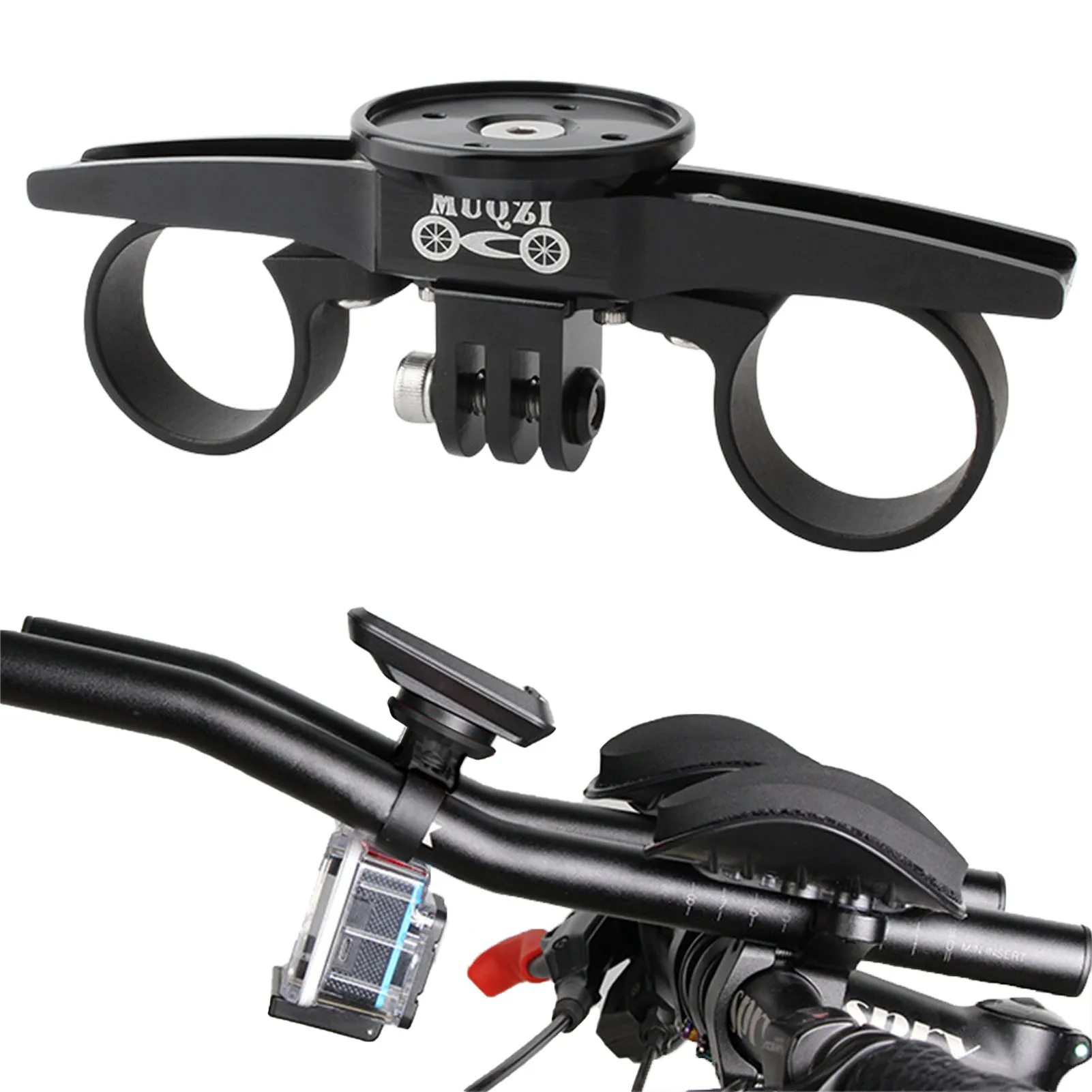 

Bicycle Computer Mount Bracket Bicycle Handlebar Extended Bracket Action Camera Holder Stand Convenient To Use Practical Bike