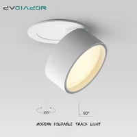recessed led downlight foldable ceiling led spot light 360%c2%b0 rotatable ceiling lighting 7w 12w dimmable for kitchen foyer bedroom