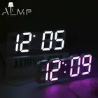 Настольная светодиодная цифровая 3d-лампа, декоративный Настольный светильник с большим цифровым дисплеем, милый светильник для украшения дома, ночник
