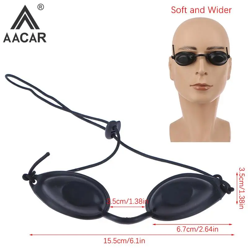 

1pc Soft Sunbathing Eyewear Tanning Goggles Beach Adjustable UV Skin Tanning Eye Protection UV Shield Glasses Black