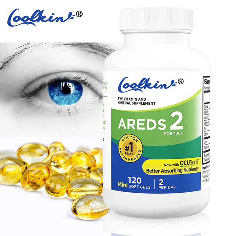 

AREDS 2 Eye Vitamin and Mineral Supplement To Protect Vision Contains Lutein, Vitamin C, Zeaxanthin, Zinc and Vitamin E