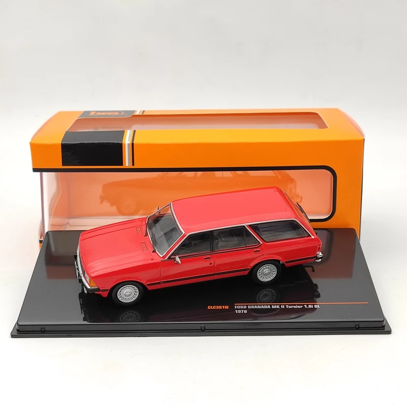 IXO 1:43 1978 Форд Гранада MK II Turnier 1.8i GL CLC361N красные литые модели игрушек коллекция автомобилей