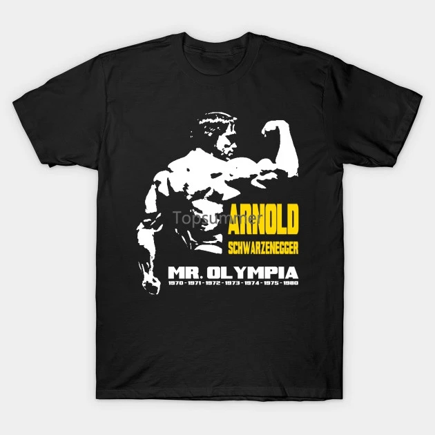 

Arnold Schwarzenegger Mr. Olympia T Shirt New 2019 Summer Style Casual Wear