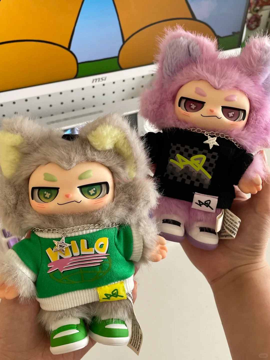 Оригинальная трендовая серия Yhtoy Blind Box: Серия «Исключение из правила» — Плюшевая кукла-кошка из винила, подвеска для сумки, подарок для коллекционеров и фанатов (art.: 3920d9f47d817) - 3920d9f47d817