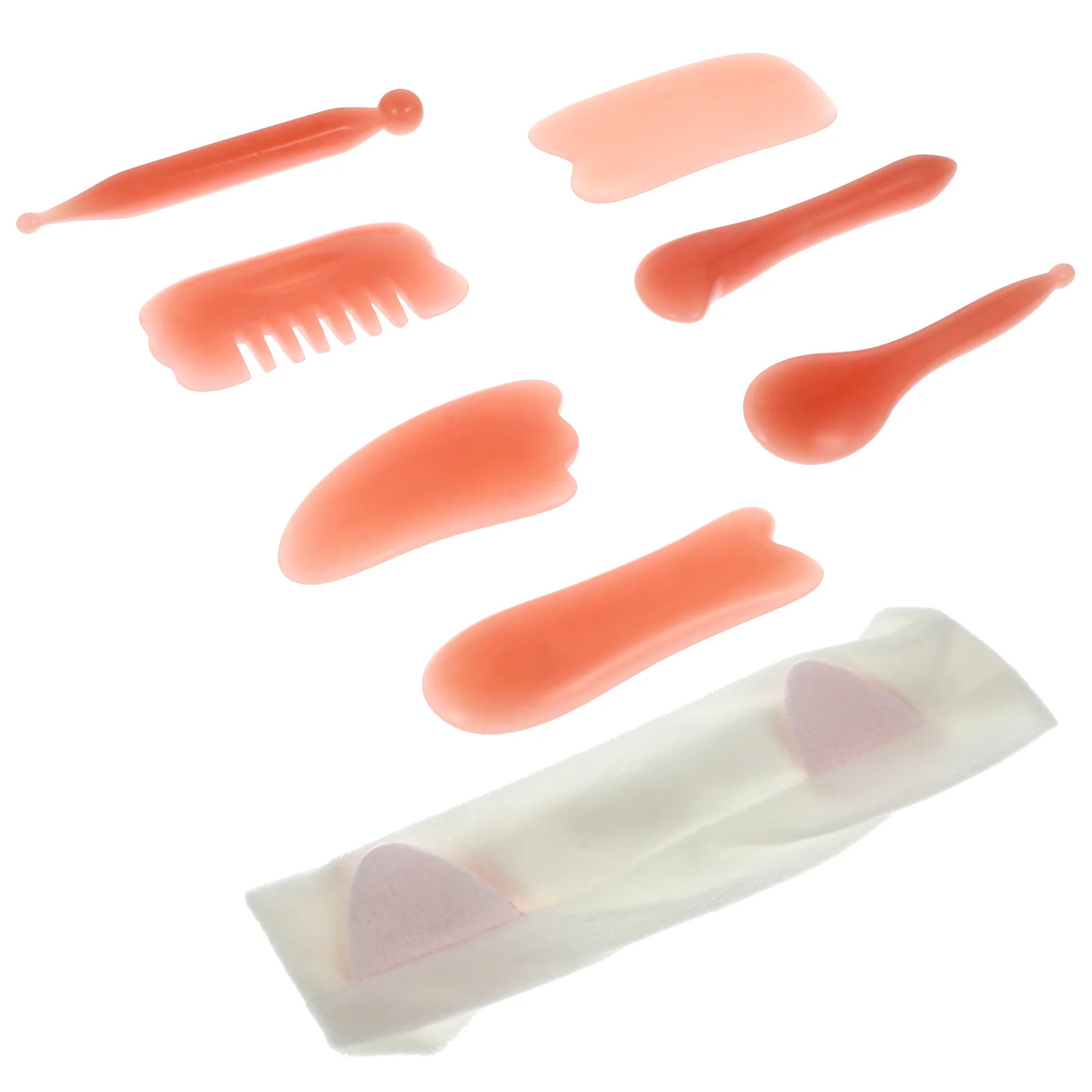 

9Pcs Face Guasha Scraper Plates Body Health Care Scraping Plates Tools