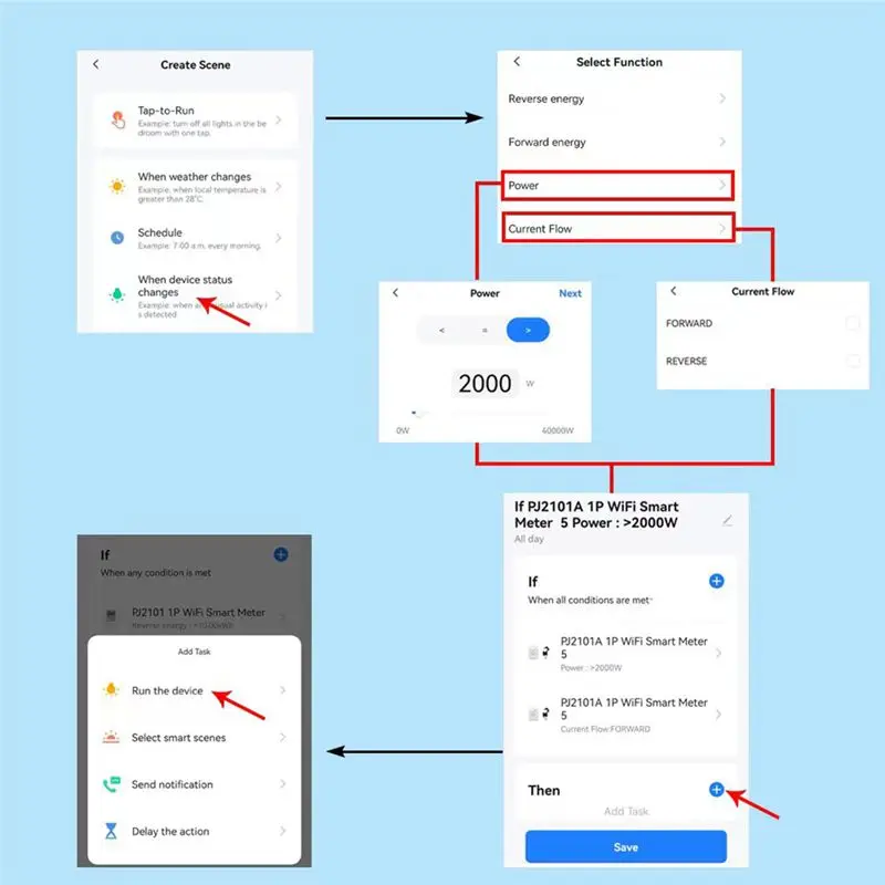【A15I】 Двунаправленный WiFi-счетчик Tuya для солнечных электростанций с CT (art.: 3920dcc5bfb68) - 3920dcc5bfb68