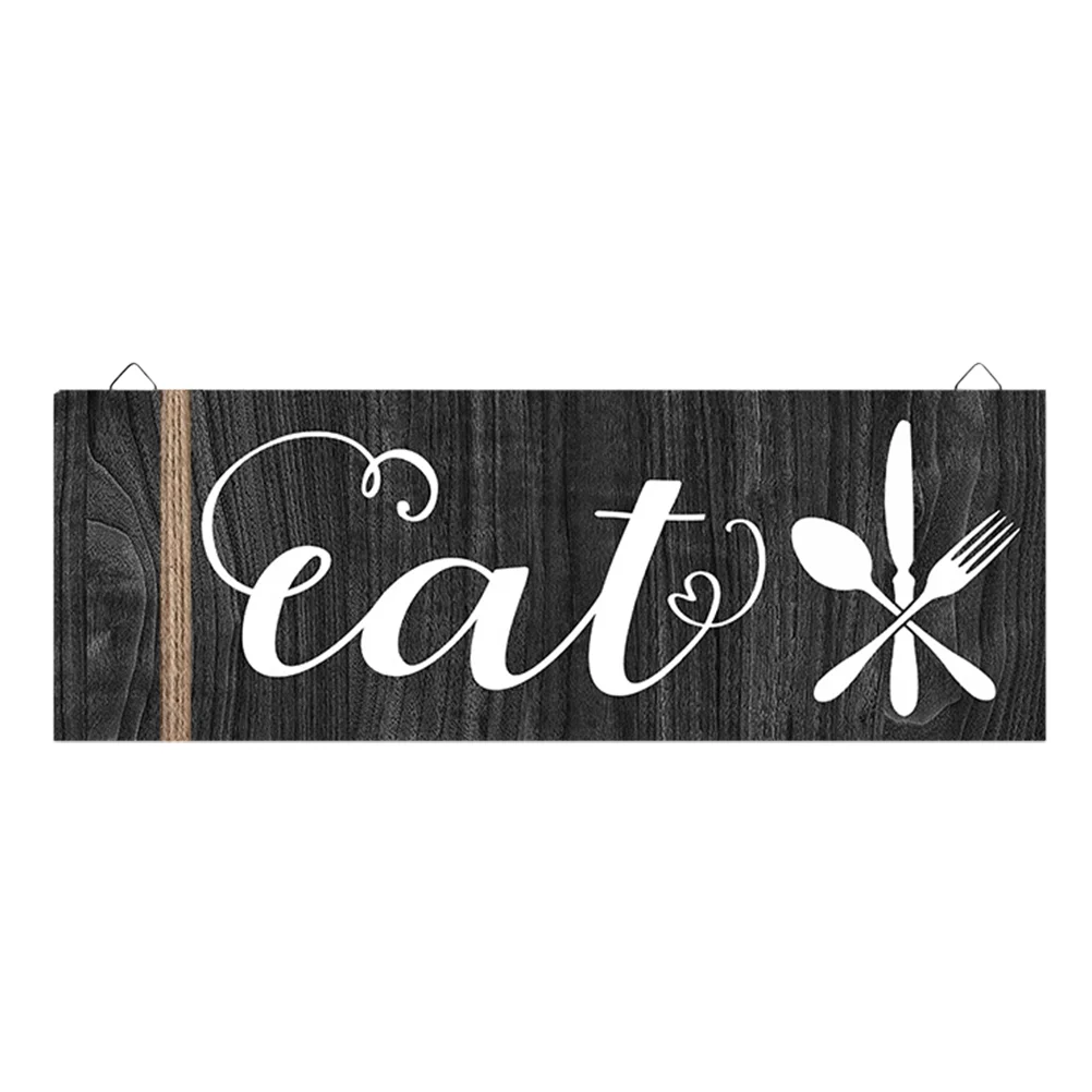 

Wall Wooden Sign Kitchen Door Sign Wooden Hanging Adorn Kitchen Sign Pendant