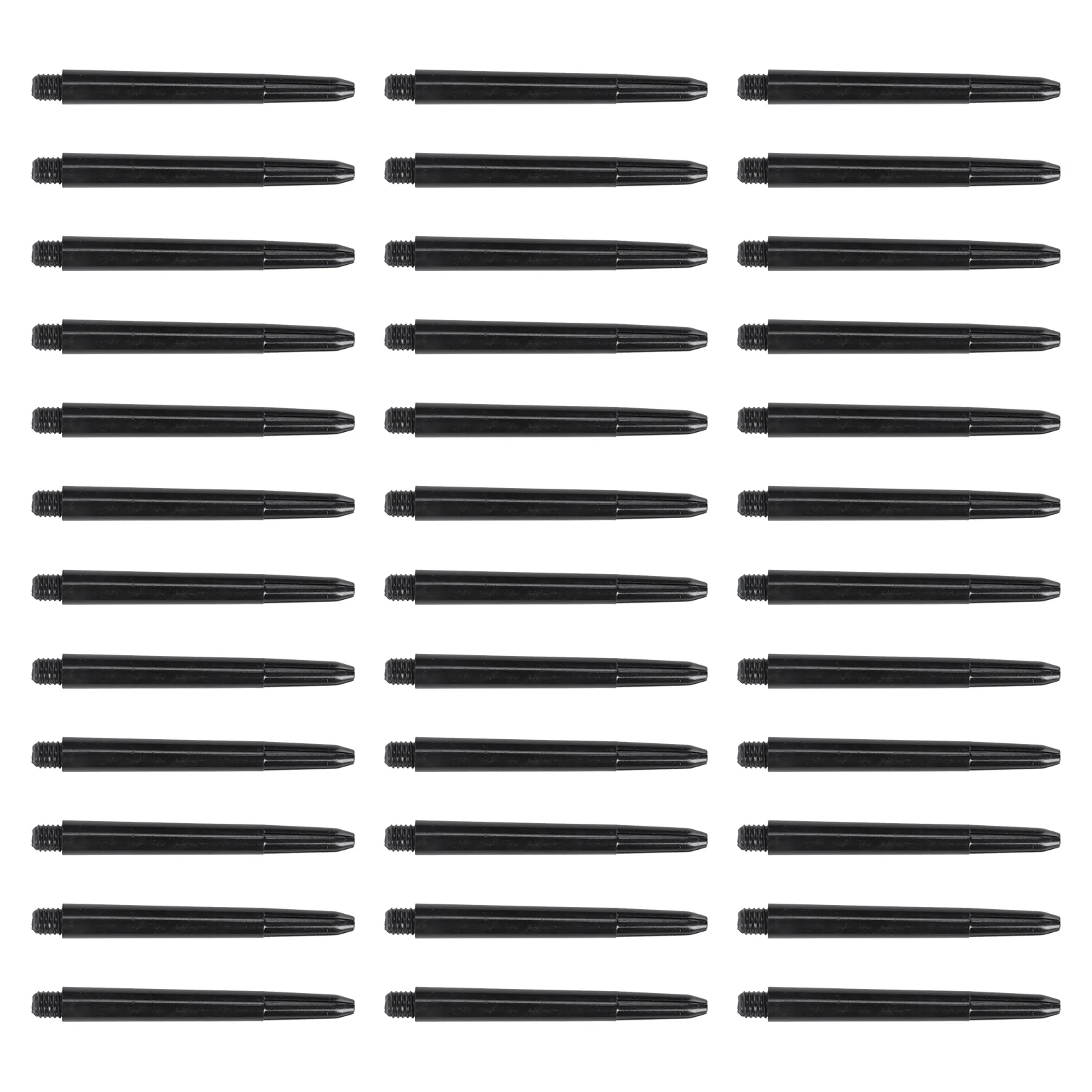 

100 Pcs Black Outfit Throwing Toy Dart Tip Replacements Dart Board Shafts Plastic Stems Dart Shaft Thread Size
