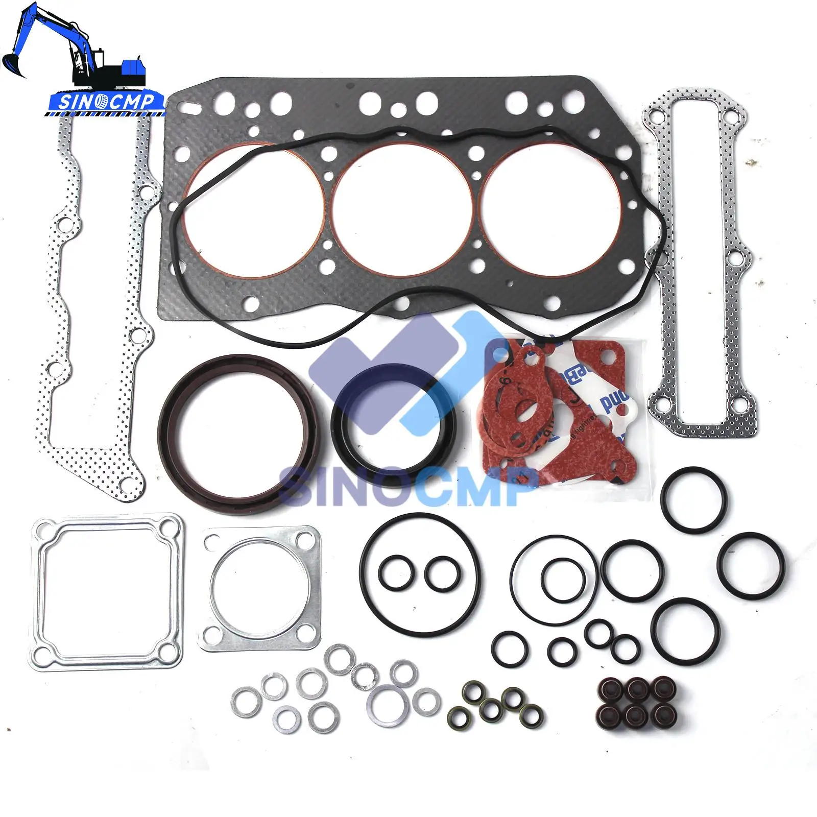 Новый комплект прокладок двигателя 3D82AE для экскаватора