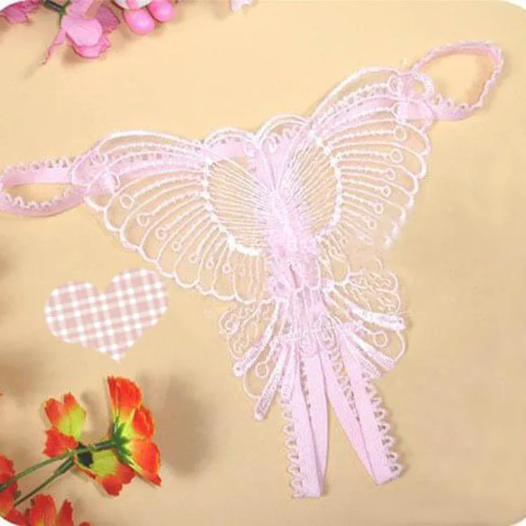 

24PCS Cute Butterfly Women Sexy Panies Open Crotch Hollow Out Thong T Pants Erotic Panties Female Lace Girls Briefs Underwear