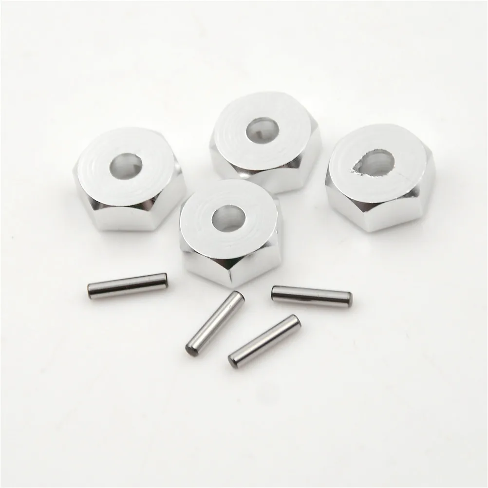 

RC 1:10 5MM Thickness 12mm Wheel HEX 5.0 Hubs Drive Adaptor Pins Screws
