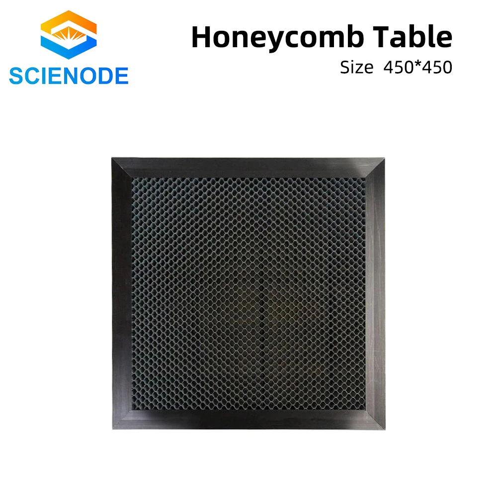 

Scienode 450x450 мм, Рабочий стол с Сотами, Настраиваемый размер, платформа, лазерные детали для CO2 машина для лазерной гравировки и резки