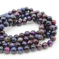 natural stone beads mixed color blue tiger eye stone beads round loose beads 8mm for diy bracelets jewelry making