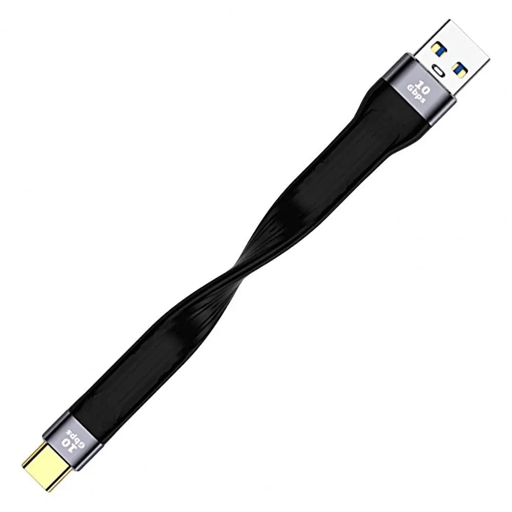 

Кабель USB «штырь/гнездо» к USB Type C USB 3,1, короткое гибкое зарядное устройство для телефона Android 10 Гбит/с, кабель передачи данных с поддержкой PD QC4