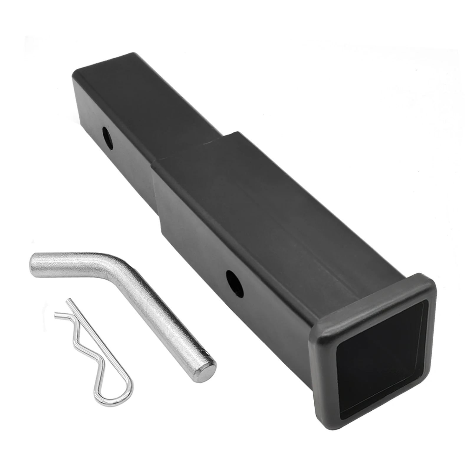 

KAIRAY Trailer Hitch Extension Receiver Tube Extenders with 5/8 inch Hitch Pin and Clips 7 inch Length 3500 lbs GTW…