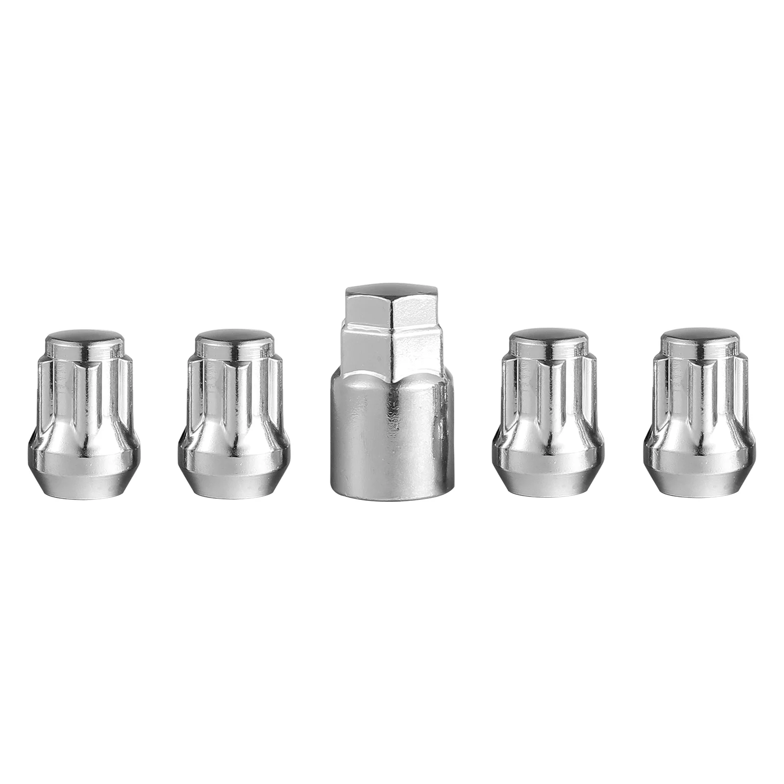 

4pcs Car Wheel Lug Nut Locking Car Wheel Nuts Anti Theft Nuts with 1pc Sleeve