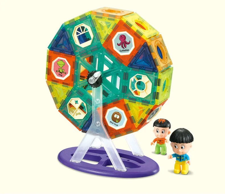 Магнитный строительный блок магнитный лабиринт гоночный шар Мраморная трасса