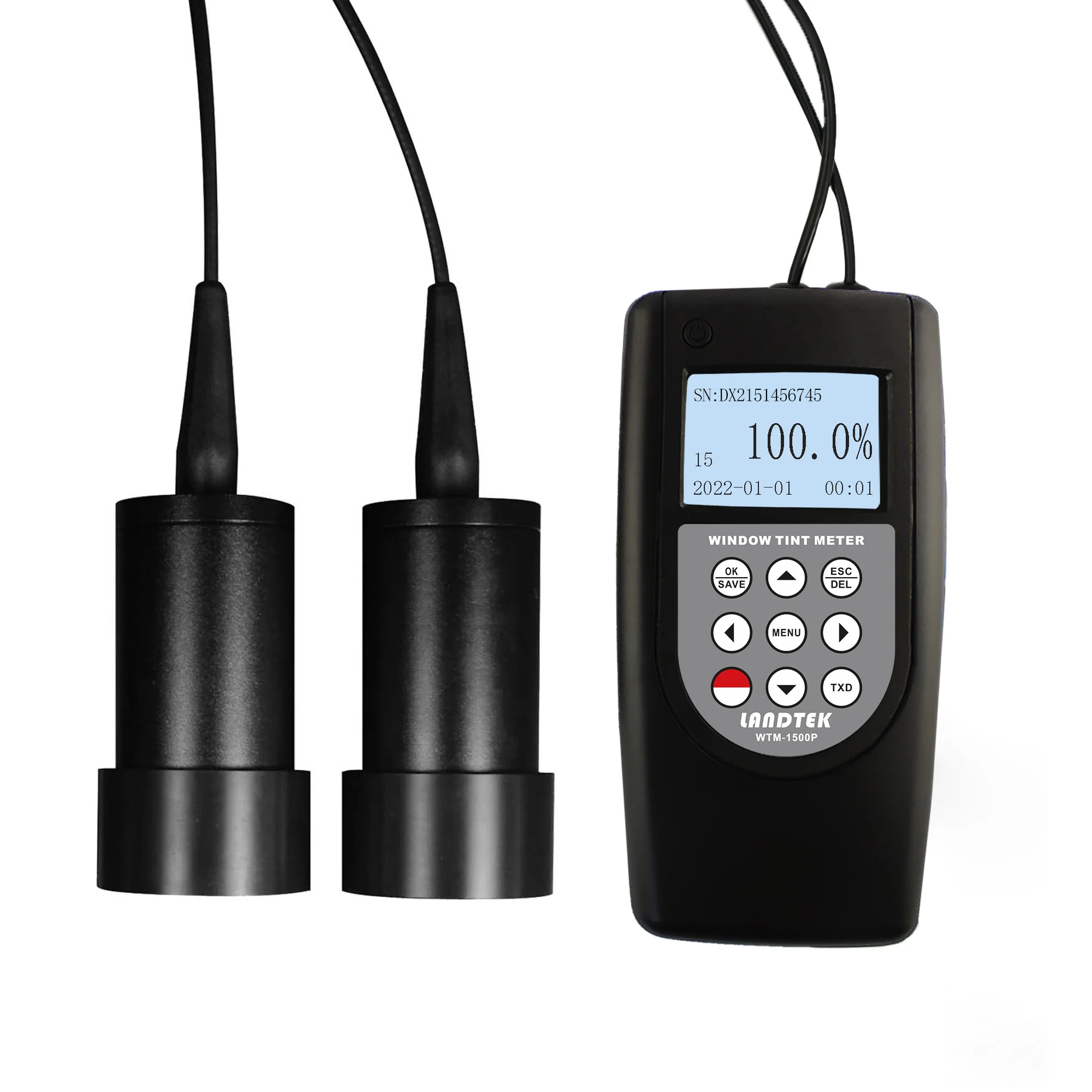 

Window Tint Meter WTM-1500P with printer and store 500 measurement data