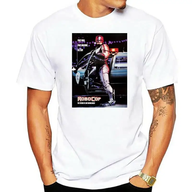 

Robocop Movie Poster Men'S Black T Shirt S To 4Xl