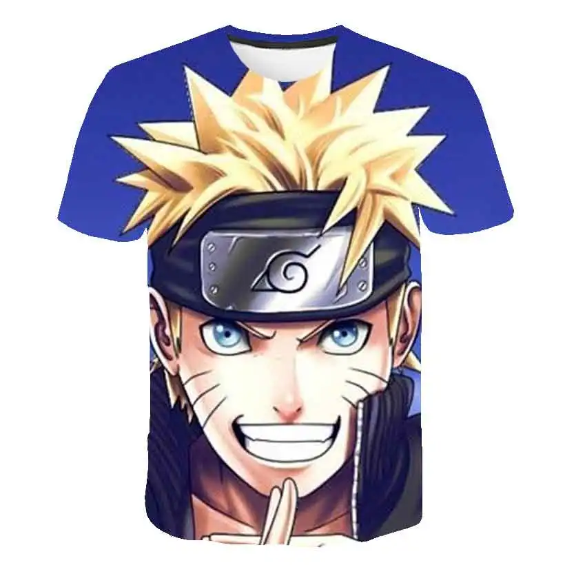 

Summer Kids Boys Girls Narutoes T Shirts Children Short Sleeves Tops T-shirts Clothes Child's Cartoon Casual 4-14 Years Costumes