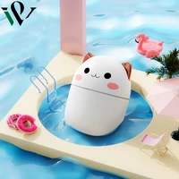 250ml air humidifier cute kawaiil aroma diffuser with night light cool mist for bedroom car home plants purifier humificador