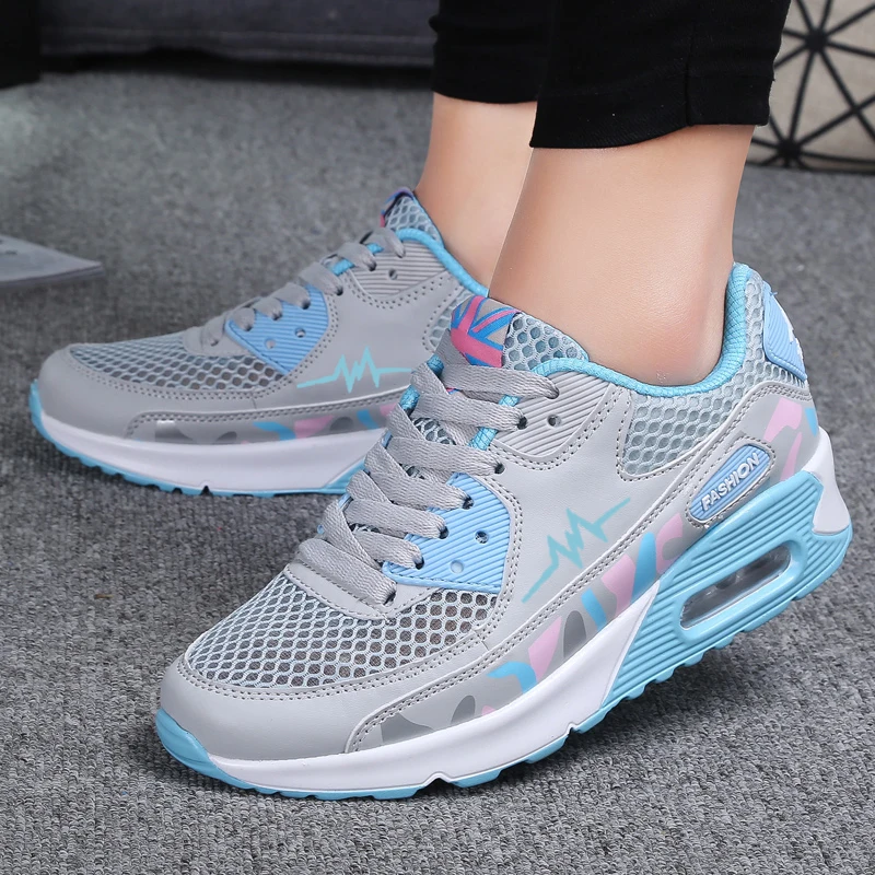 

Женские кроссовки для тенниса, дышащие сетчатые кроссовки с воздушной подушкой, удобные спортивные кроссовки, Новинка