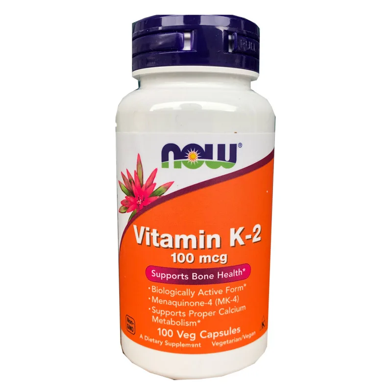 

Free shipping Vitamin K-2 100mcg 100 tablets Supports Bone Health