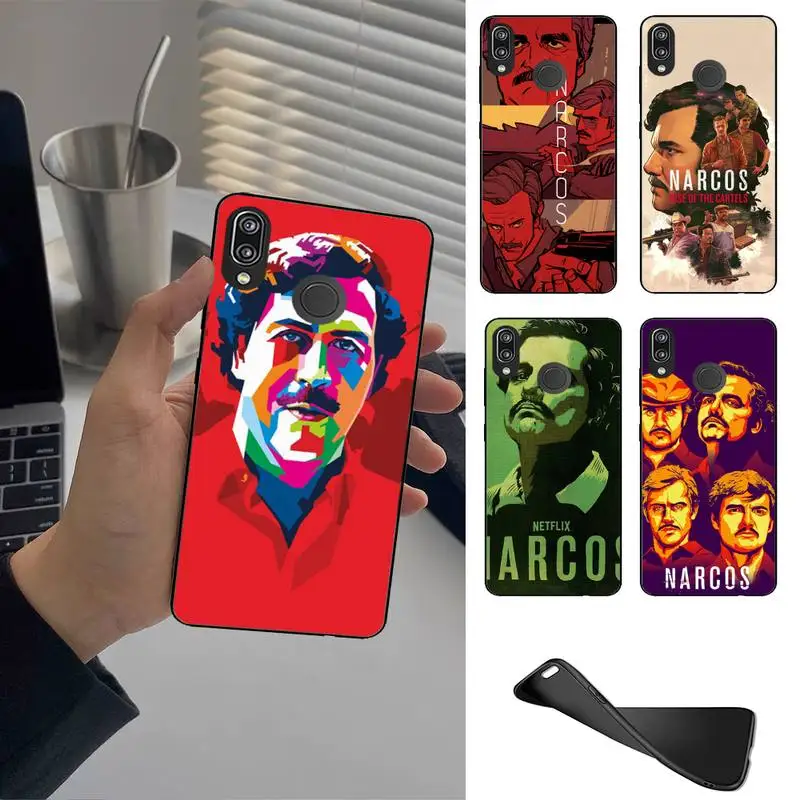 

Narcos TV Series Pablo Escobar Printing Phone Case For HUAWEI P10 P20 P30 P40 Mate 30 40 Lite Pro Fundas Shell Cover